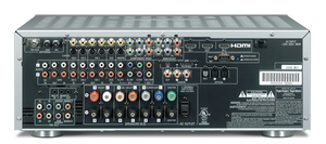 CP 45 - Black - Complete 5.1 Surround Sound System (AVR245 / DVD37 / HKTS15) - Back